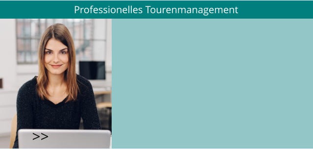 Professionelles Tourenmanagement >>