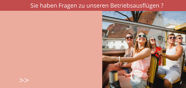 Sie haben Fragen zu unseren Betriebsausflügen ? >>