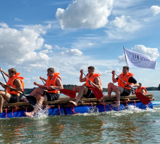 Teambuilding Floßbau